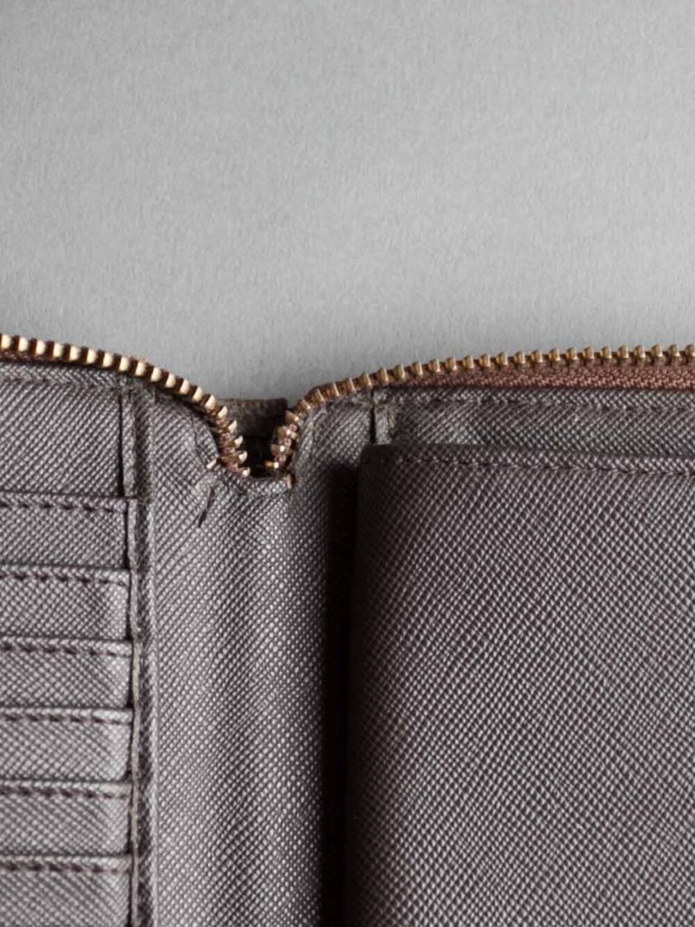 Michael Kors Signature Brown Checkered Wallet - Picture 5 of 5